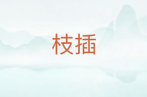 枝插