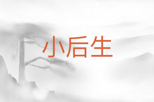 小后生