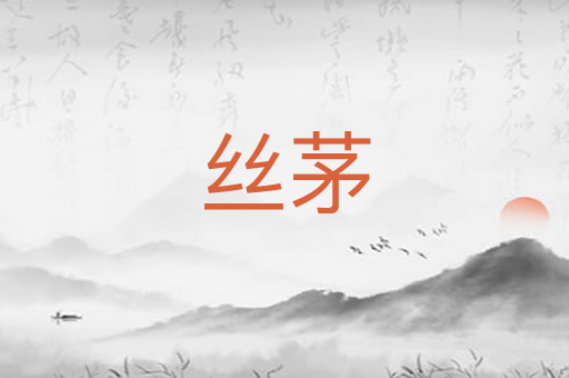 丝茅
