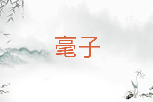 毫子