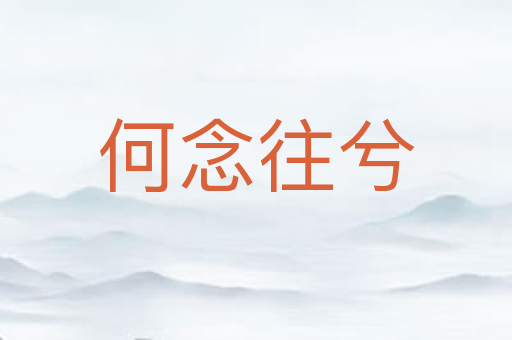 何念往兮