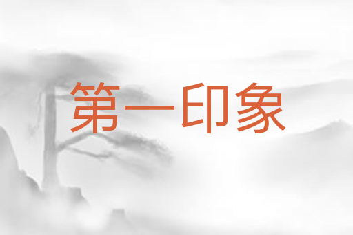 第一印象