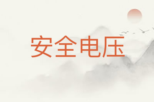 安全电压