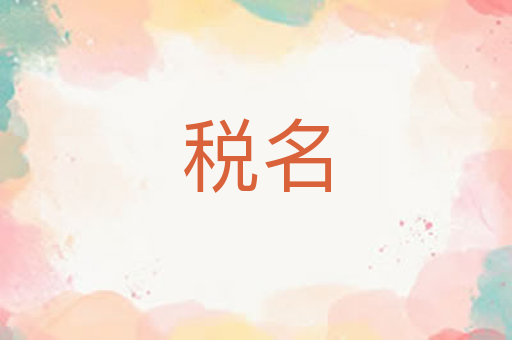税名