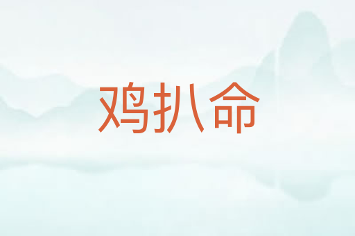 鸡扒命
