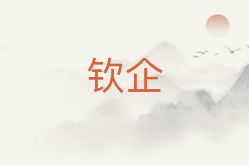 钦企