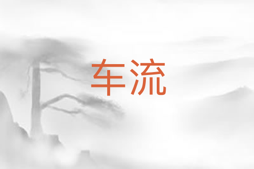 车流