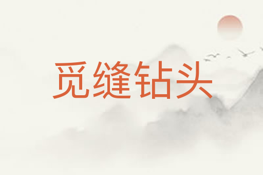 觅缝钻头