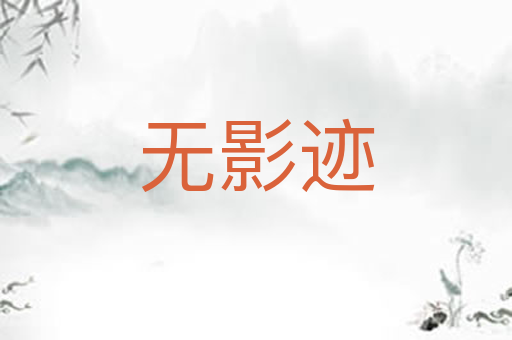 无影迹