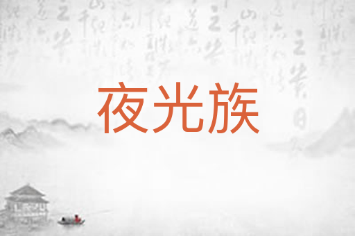 夜光族