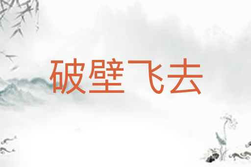破壁飞去