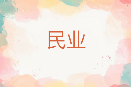 民业