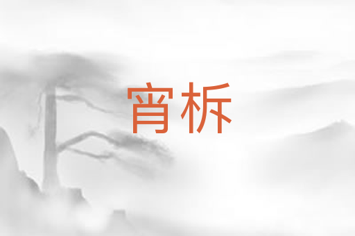 宵柝
