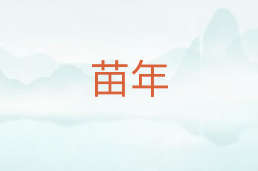 苗年