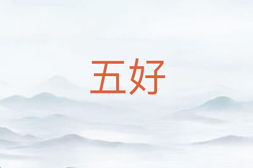 五好