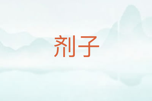 剂子