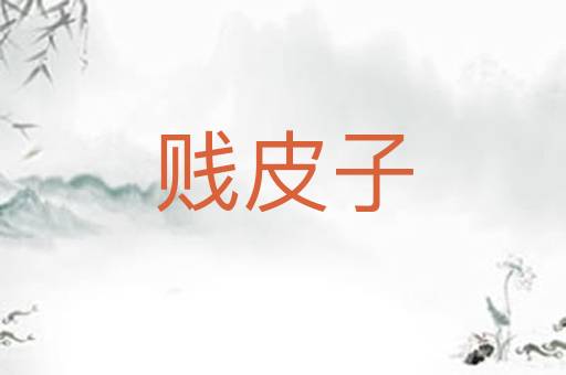 贱皮子