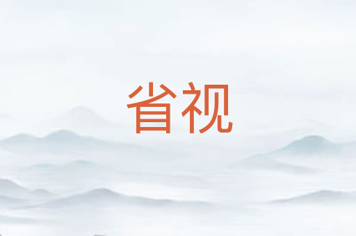 省视