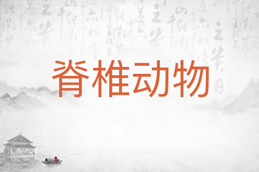 脊椎动物