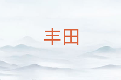 丰田