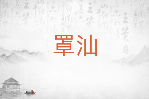 罩汕