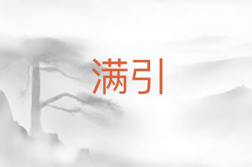 满引