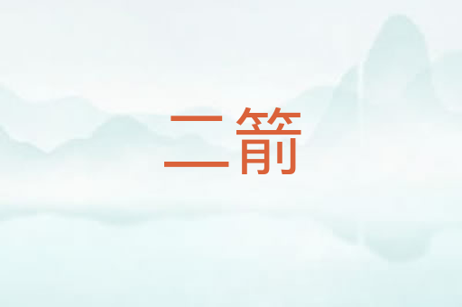 二箭