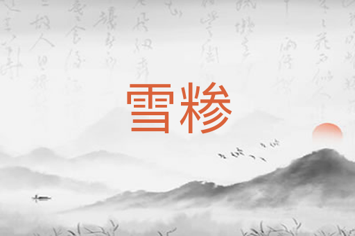 雪糁
