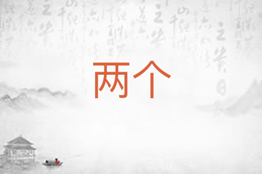 两个