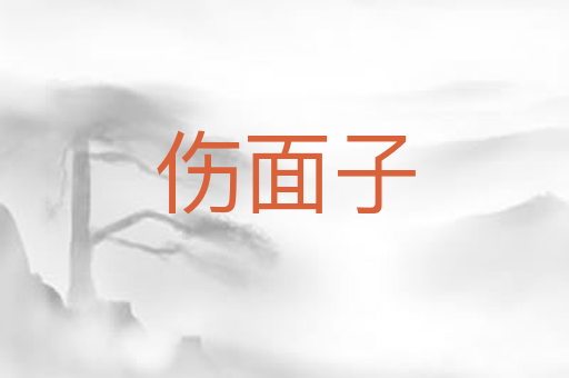 伤面子