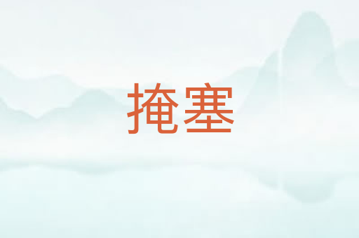 掩塞