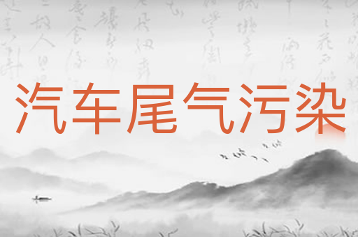 汽车尾气污染