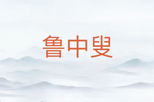 鲁中叟