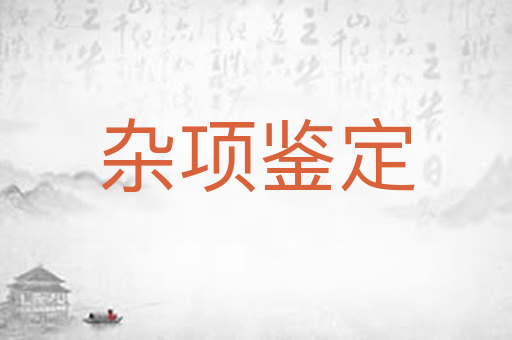 杂项鉴定