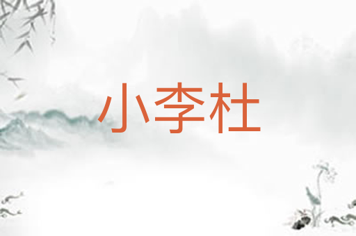 小李杜