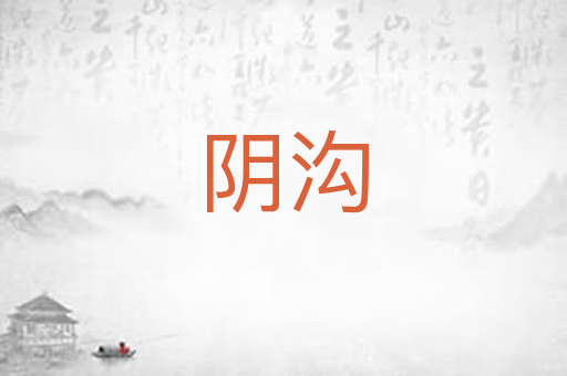 阴沟