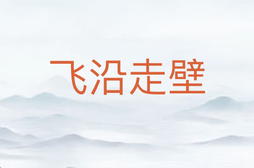飞沿走壁