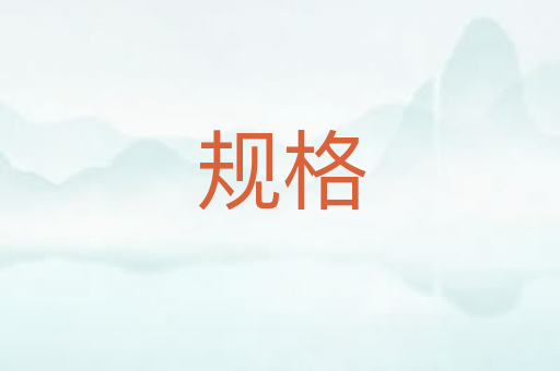 规格