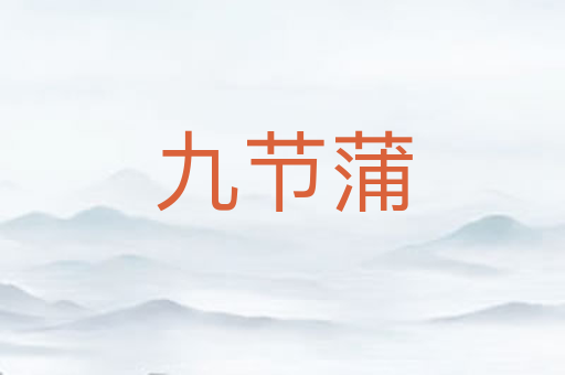 九节蒲