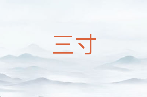 三寸
