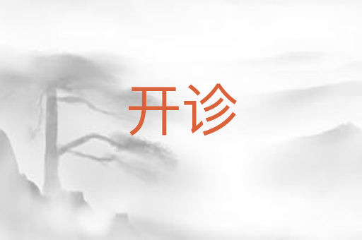 开诊