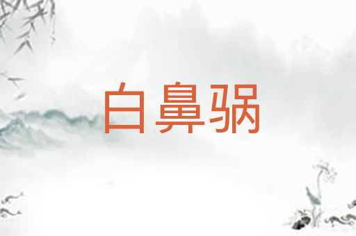 白鼻䯄