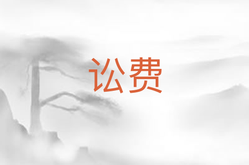 讼费