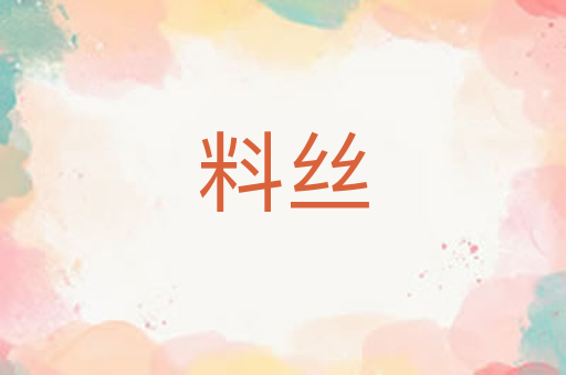 料丝