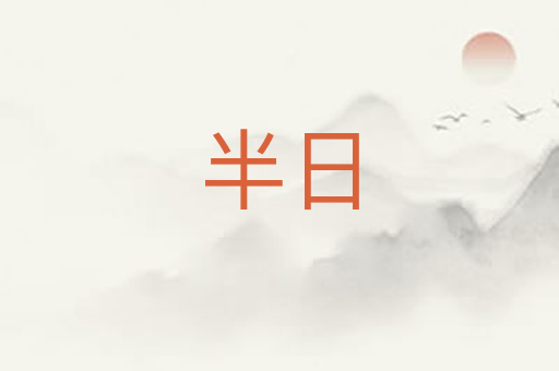 半日