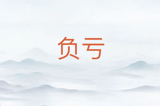 负亏