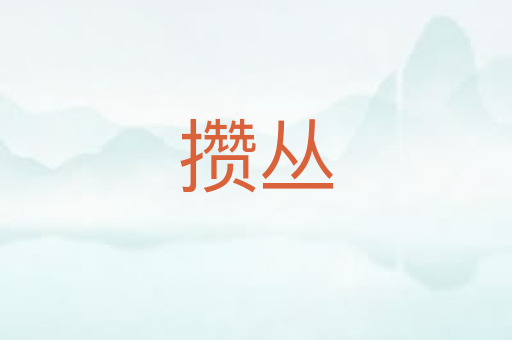 攒丛