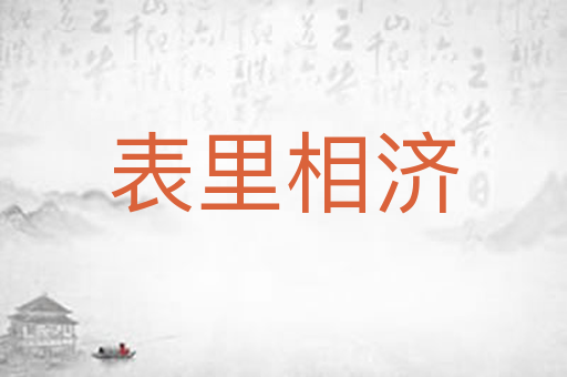 表里相济