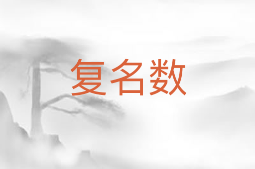 复名数