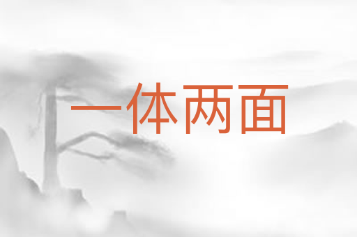 一体两面